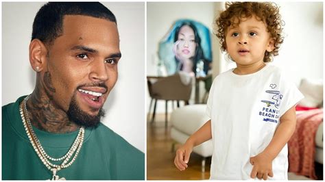 chris briwns son|chris brown and his son.